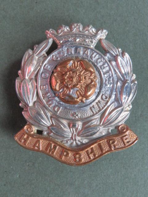 British Army WW1 Period 6th Battalion, The Hampshire Regiment Cap Badge