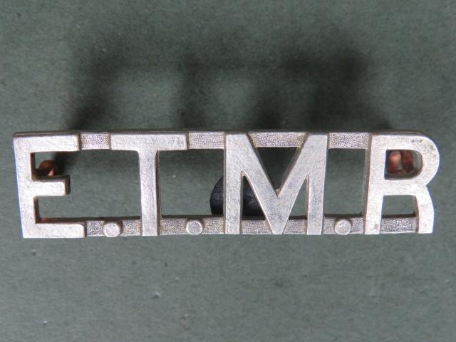 Canada Army The Eastern Townships Mounted Rifles Shoulder Title