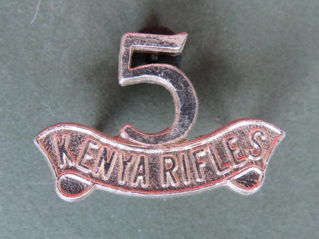 Kenya Army 5th Kenya Rifles Cap Badge