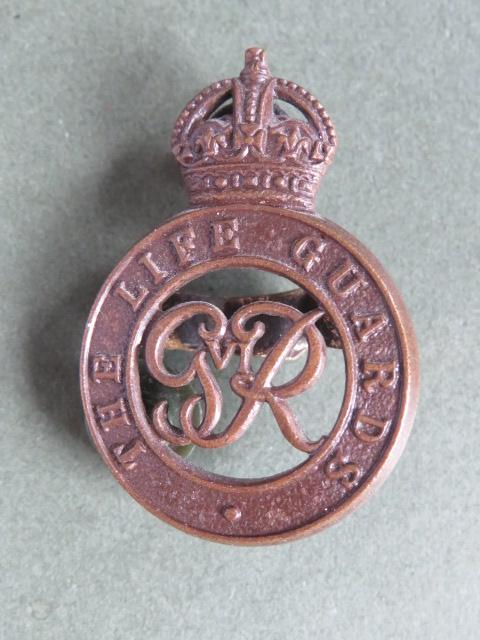British Army GVIR The Life Guards Officers' Service Dress Cap Badge