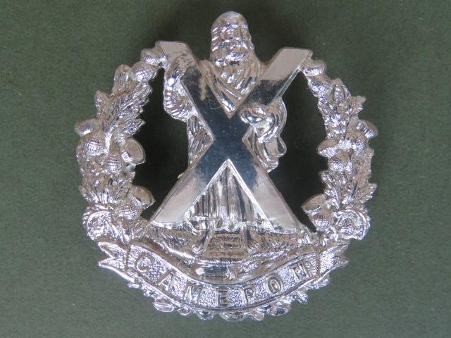 British Army The Queen's Own Cameron Highlanders Glengarry Badge