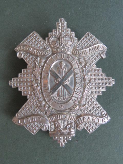 British Army Post 1953 The 9th (Glasgow Highlanders) Battalion, The Highland Light Infantry Glengarry Badge