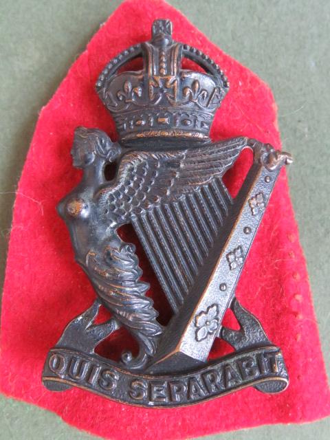 British Army The Royal Irish Rifles Cap Badge