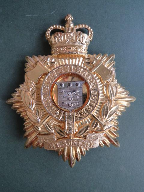British Army The Royal Logistic Corps Band Helmet Plate Badge