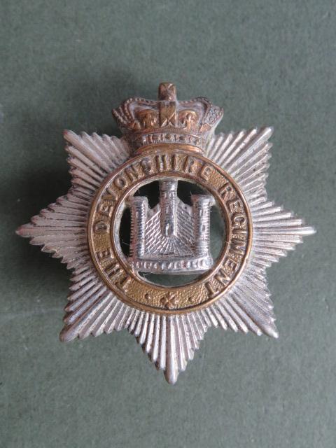 British Army Pre 1901 QVC The Devonshire Regiment Cap Badge