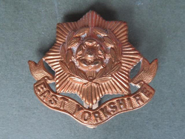 British Army WW1 Economy East Yorkshire Regiment Cap Badge