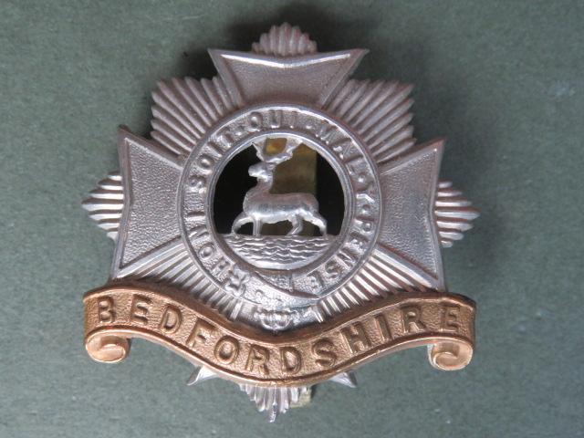 British Army The Bedfordshire Regiment Cap Badge