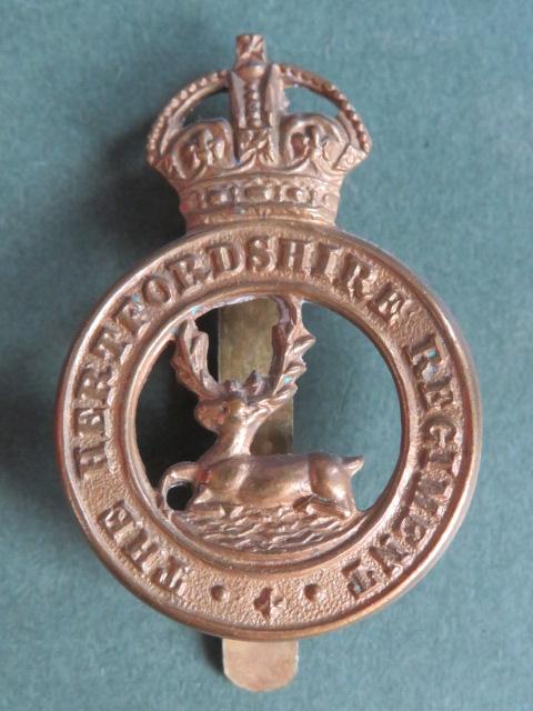 British Army The Herefordshire Regiment Cap Badge