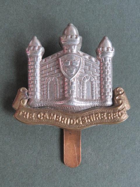 British Army The Cambridgeshire Regiment Cap Badge