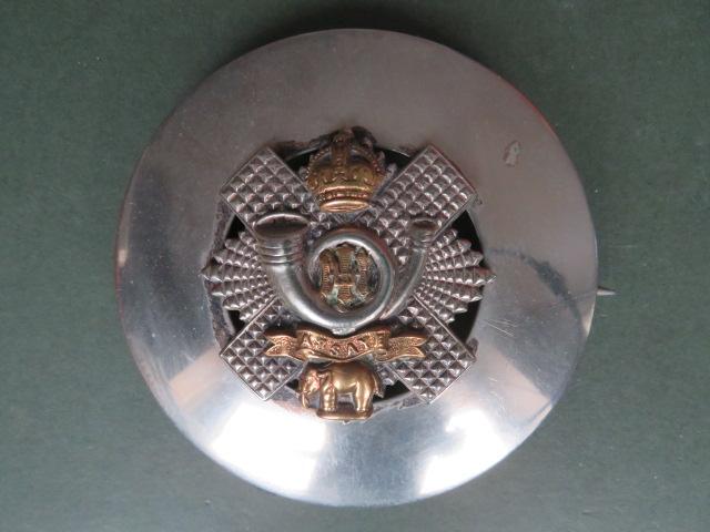 British Army Pre 1953 The Highland Light Infantry SNCO's Pipers Plaid Brooch