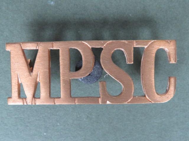 British Army Military Provost Staff Corps Shoulder Title