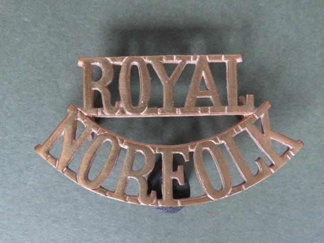 British Army The Royal Norfolk Regiment Shoulder Title