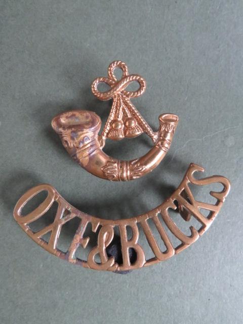 British Army The Oxfordshire and Buckinghamshire Light Infantry Shoulder Title