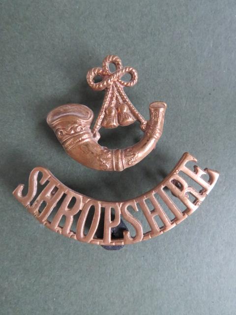 British Army The King's Shropshire Light Infantry Shoulder Title