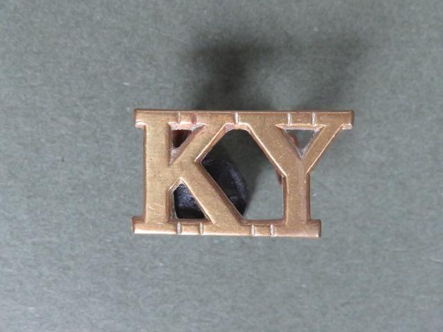 British Army The Royal East Kent Yeomanry Shoulder Title