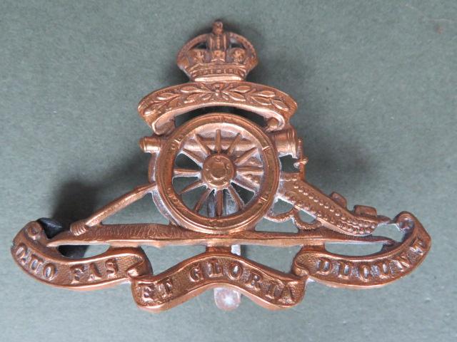 British Army The Royal Artillery Territorial Force Cap Badge