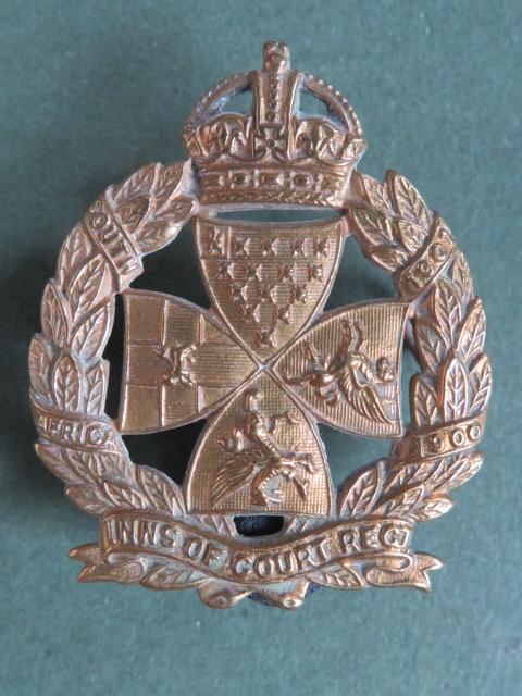 British Army Inns of Court Regiment Pre 1953 Cap Badge
