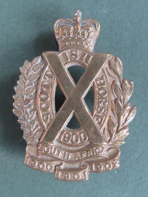 British Army The Scottish Horse 1916 Cap Badge