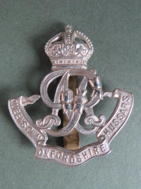 British Army The Queen's Own Oxfordshire Hussars Cap Badge