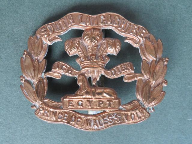 British Army WW1 Economy, The Prince of Wales's Volunteers (South Lancashire) Cap Badge