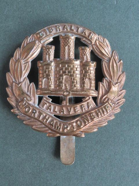 British Army WW1 Economy The Northamptonshire Regiment Cap Badge