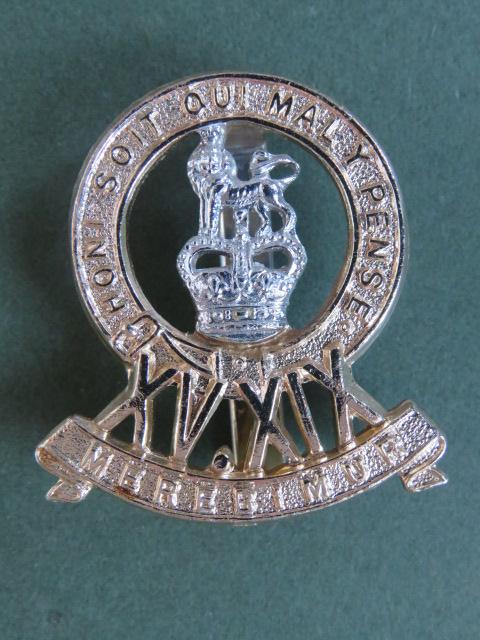 British Army The 15th/19th The Kings Royal Hussars Cap Badge
