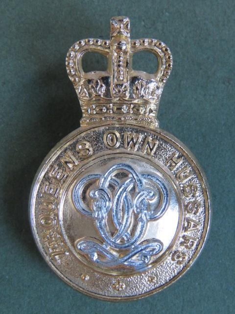 British Army 7th Queen's Own Hussars Cap Badge