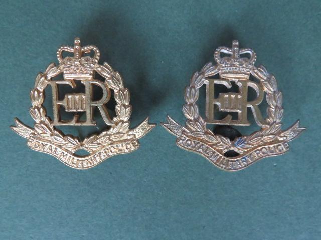 British Army EIIR Royal Military Police Collar Badges