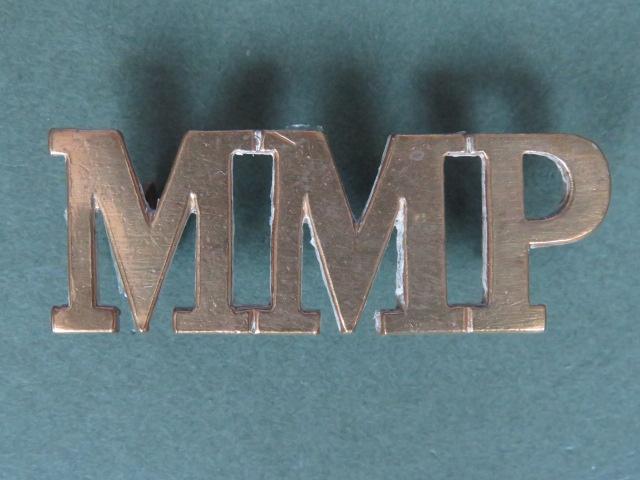 British Army Military Mounted Police Shoulder Title