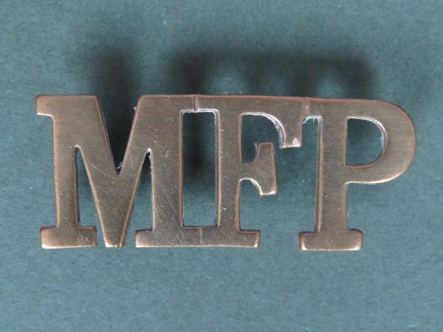 British Army Military Foot Police Shoulder Title