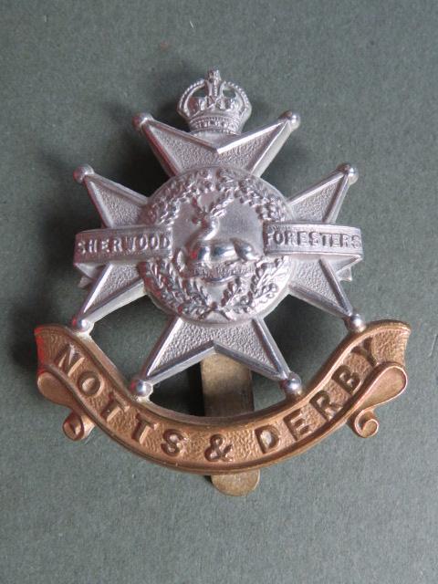 British Army Pre 1953 The Sherwood Foresters (Nottinghamshire & Derbyshire Regiment) Cap Badge