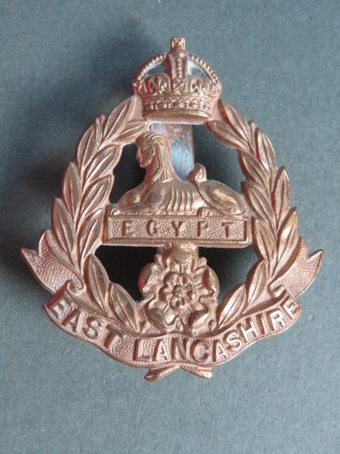 British Army WW1 Economy The East Lancashire Regiment Cap Badge