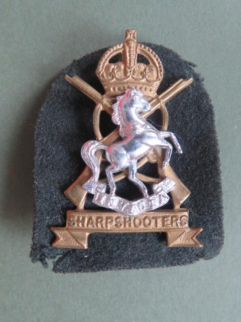 British Army Pre 1953 The Kent and County of London Yeomanry (Sharpshooters) NCO's Arm Badge