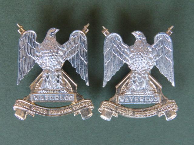 British Army Royal Scots Dragoon Guards Collar Badges