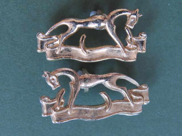 British Army The Berkshire & Westminster Dragoons Collar Badges