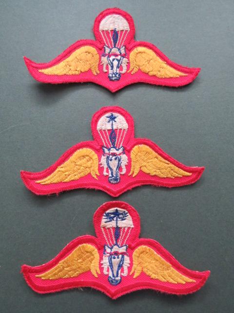 Thailand Army 1970's Parachute Wings Set