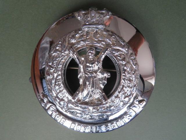 British Army The Royal Scots Pipers Plaid Brooch