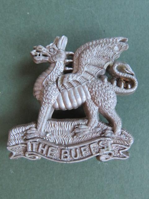 British Army WW2 Economy The Buffs (Royal East Kent Regiment) Cap Badge