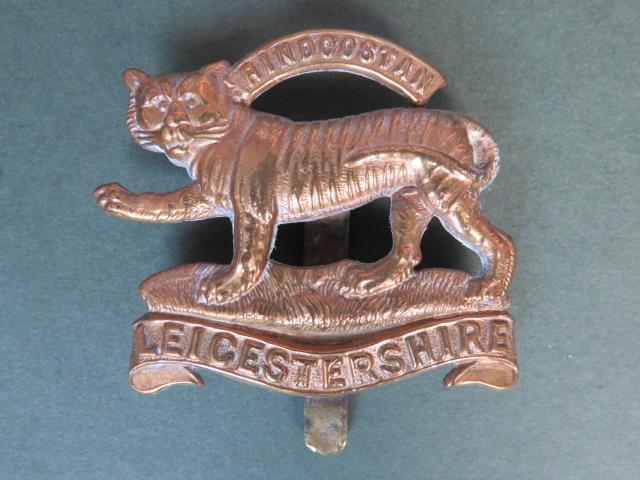 British Army WW1 Economy Leicestershire Regiment Cap Badge