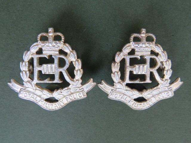 British Army Royal Military Police EIIR Officers Service Dress Collar Badges