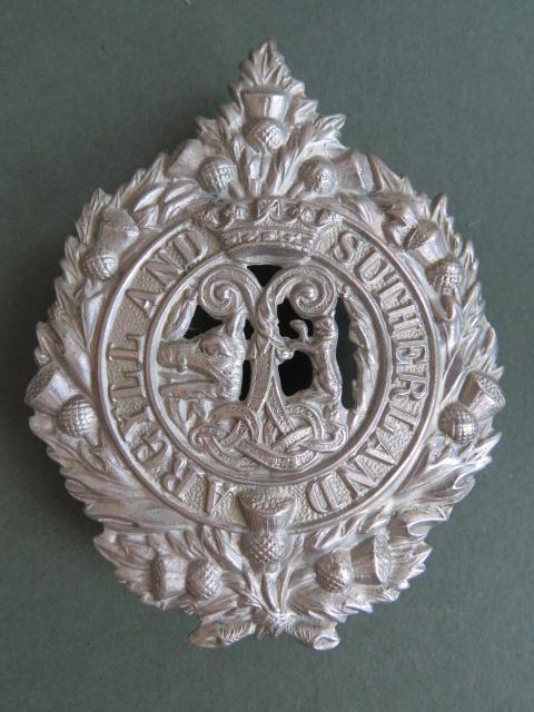 British Army Argyll and Sutherland Highlanders Glengarry Badge
