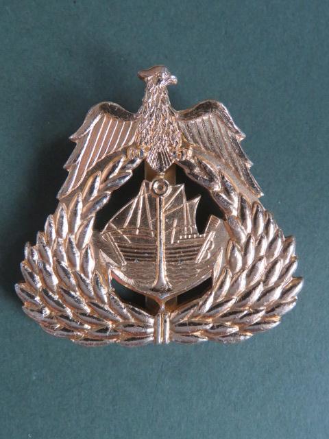 Kuwait Navy Post 1990 Cap Badge