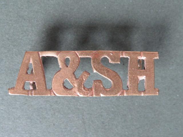 British Army The Argyll and Sutherland Highlanders (Princes Louise's) Shoulder Title