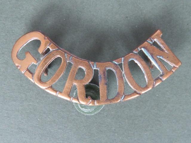 British Army The Gordon Highlanders Shoulder Title