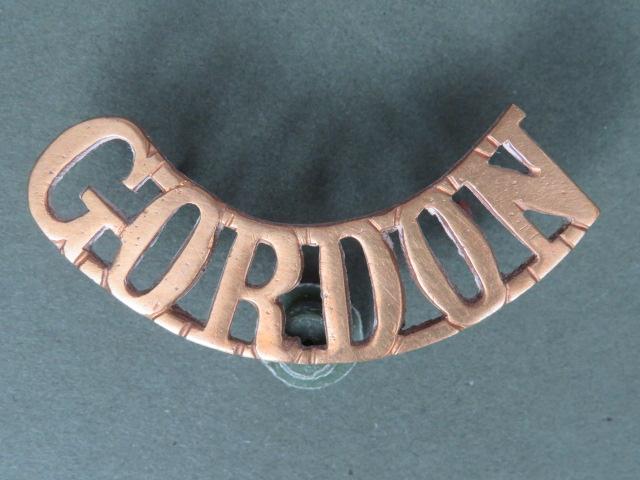 British Army The Gordon Highlanders Shoulder Title