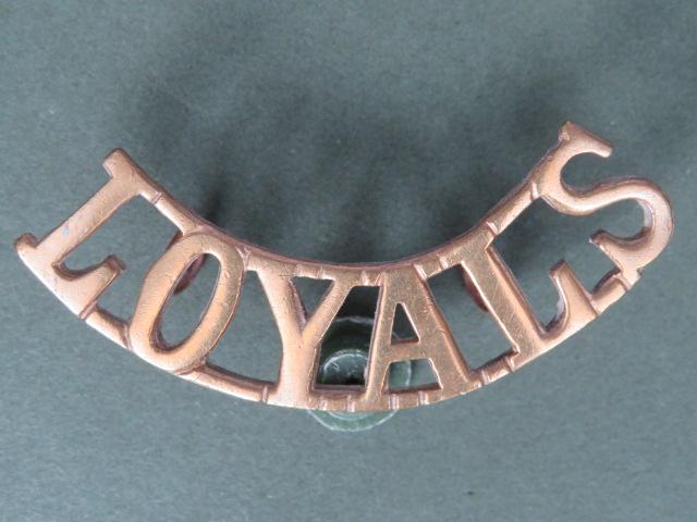 British Army The Loyal Regiment (North Lancashire) Shoulder Title