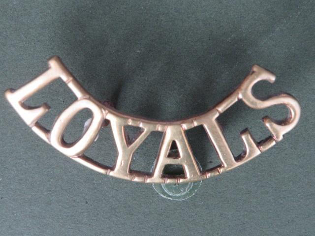 British Army The Loyal Regiment (North Lancashire) Shoulder Title