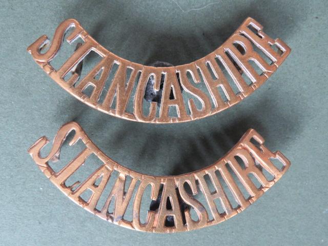 British Army The Prince of Wales's Volunteers (South Lancashire) Regiment Shoulder Titles