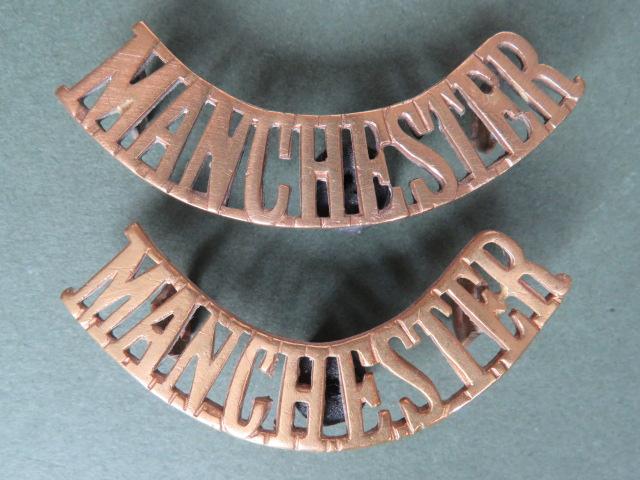 British Army The Manchester Regiment Shoulder Titles