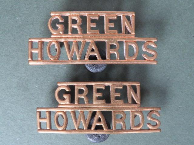 British Army Post 1921 Green Howards Shoulder Titles